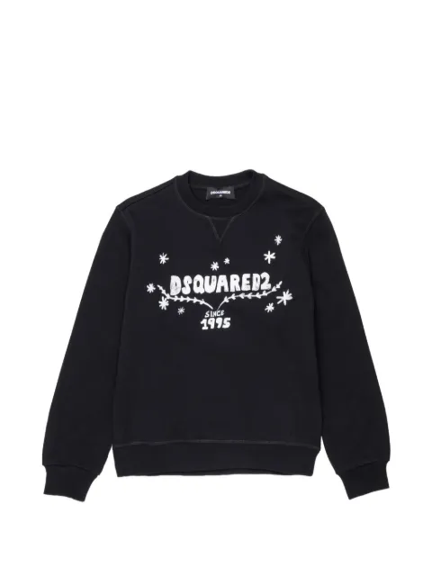 DSQUARED2 KIDS logo-print cotton sweatshirt 