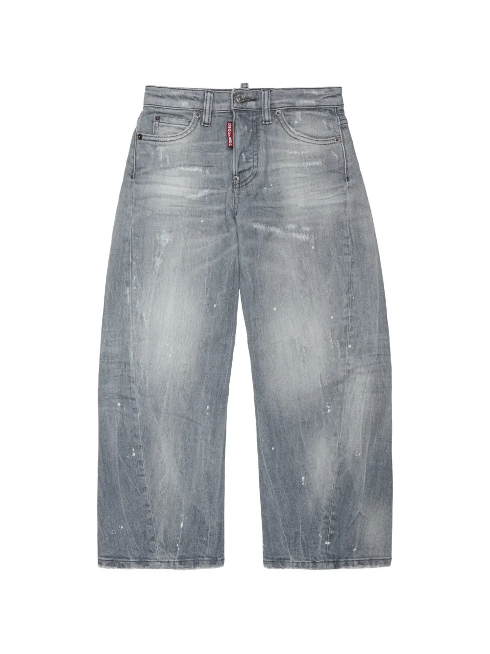 DSQUARED2 KIDS Jeans con effetto schiarito - Grigio