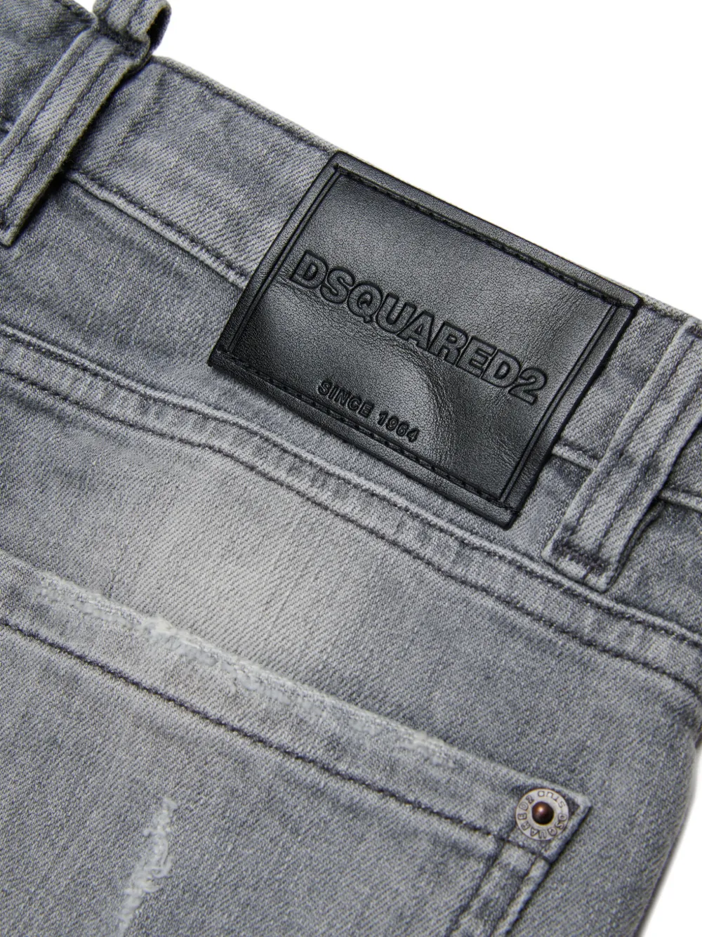 DSQUARED2 KIDS Jeans met wassing Grijs