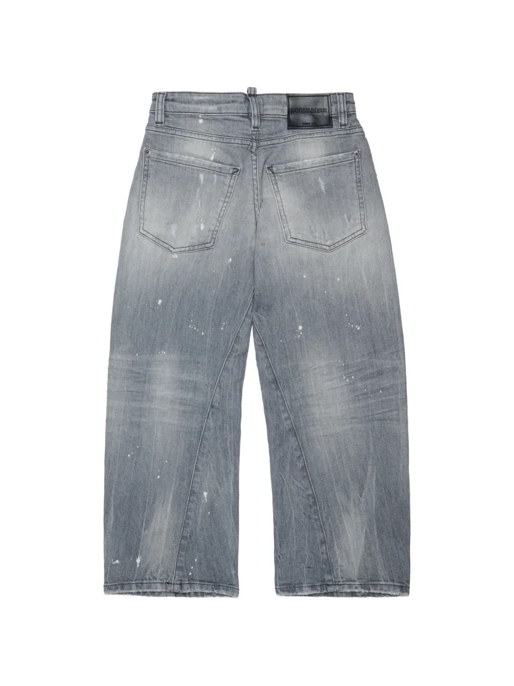  Dsquared2 Kids Vaqueros Con Efecto Lavado - Gris 