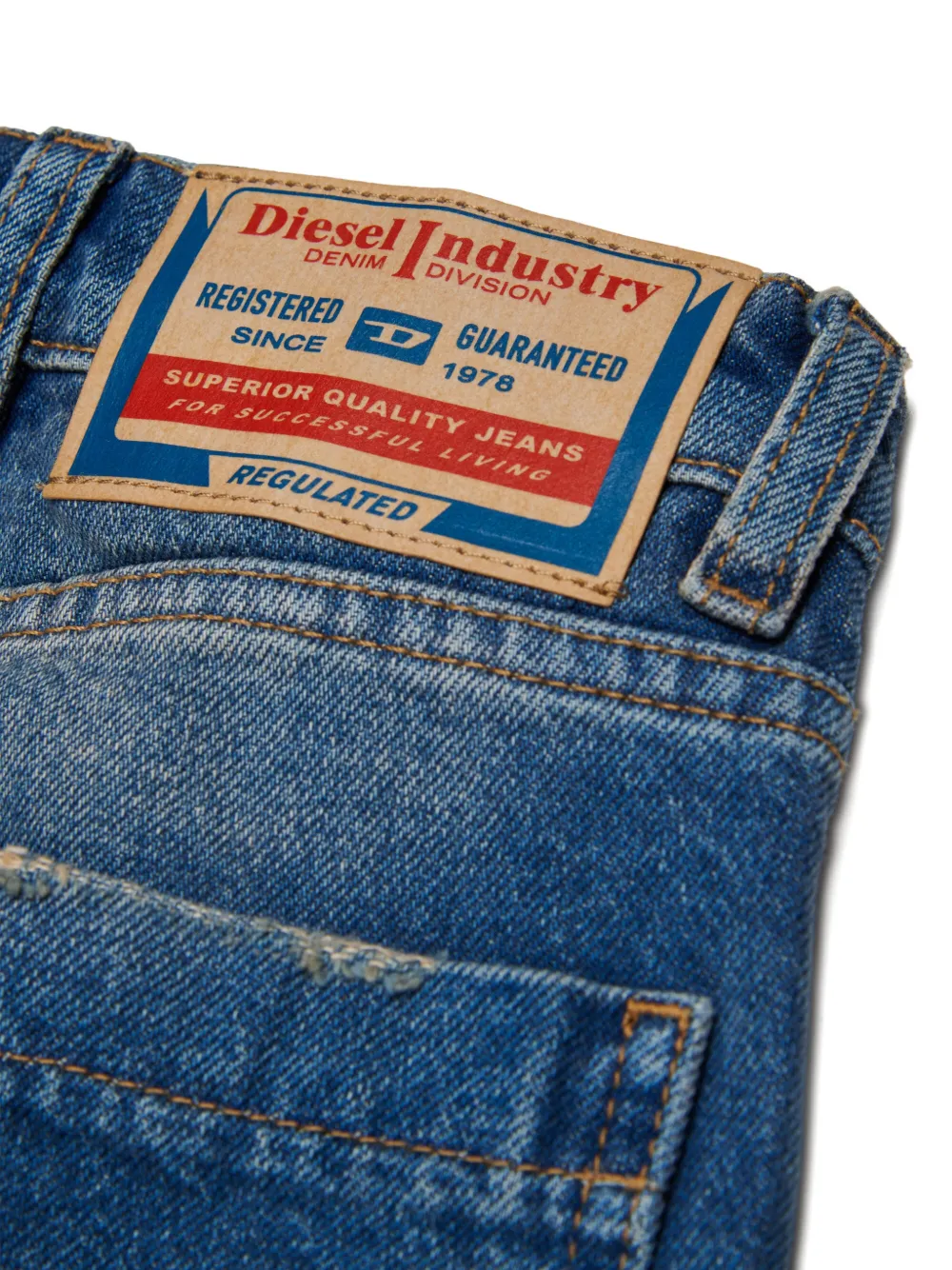 Diesel Kids D-ARGJX cargo jeans Blauw