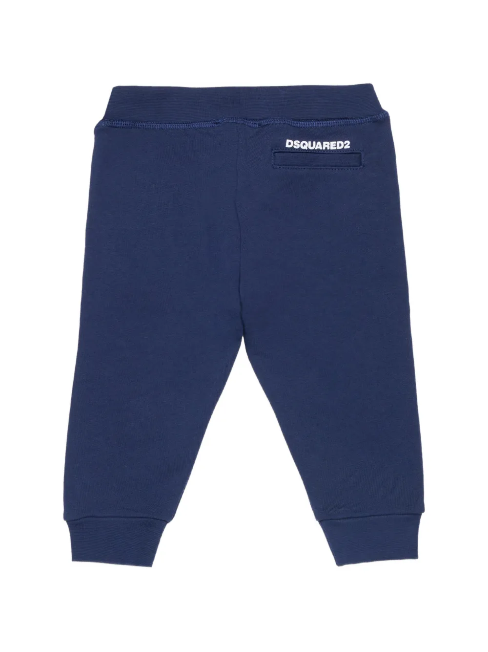 DSQUARED2 KIDS Trainingsbroek met logoprint en trekkoord Blauw