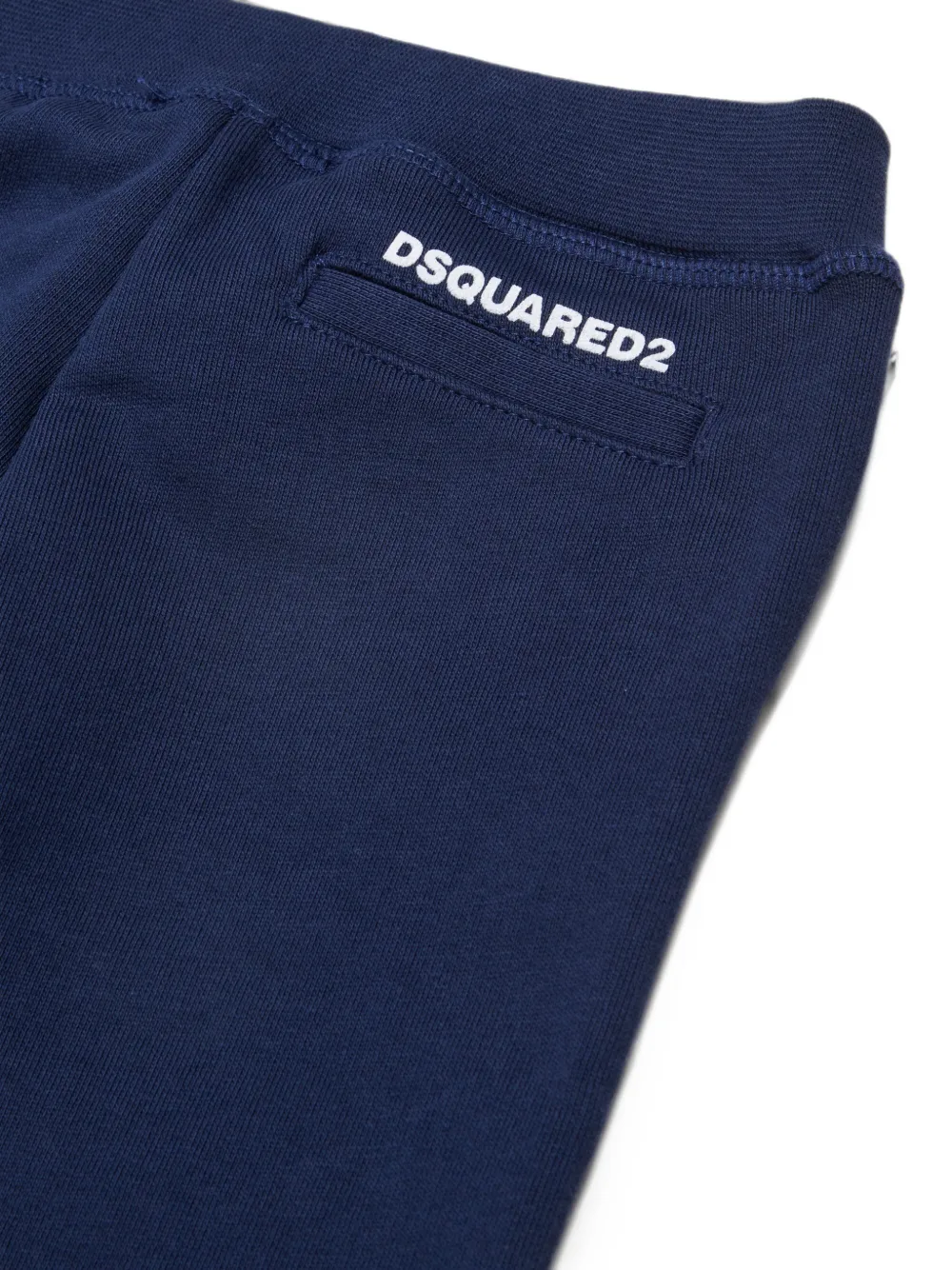 DSQUARED2 KIDS Trainingsbroek met logoprint en trekkoord Blauw