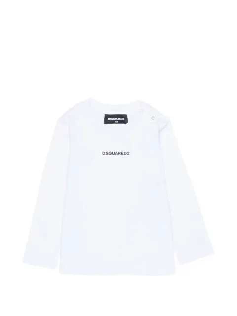 DSQUARED2 KIDS logo-print long-sleeve T-shirt