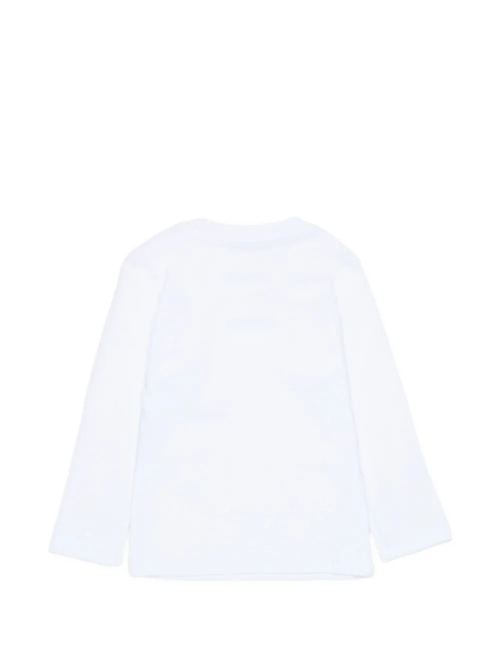DSQUARED2 KIDS T-shirt met lange mouwen en logo-print Wit