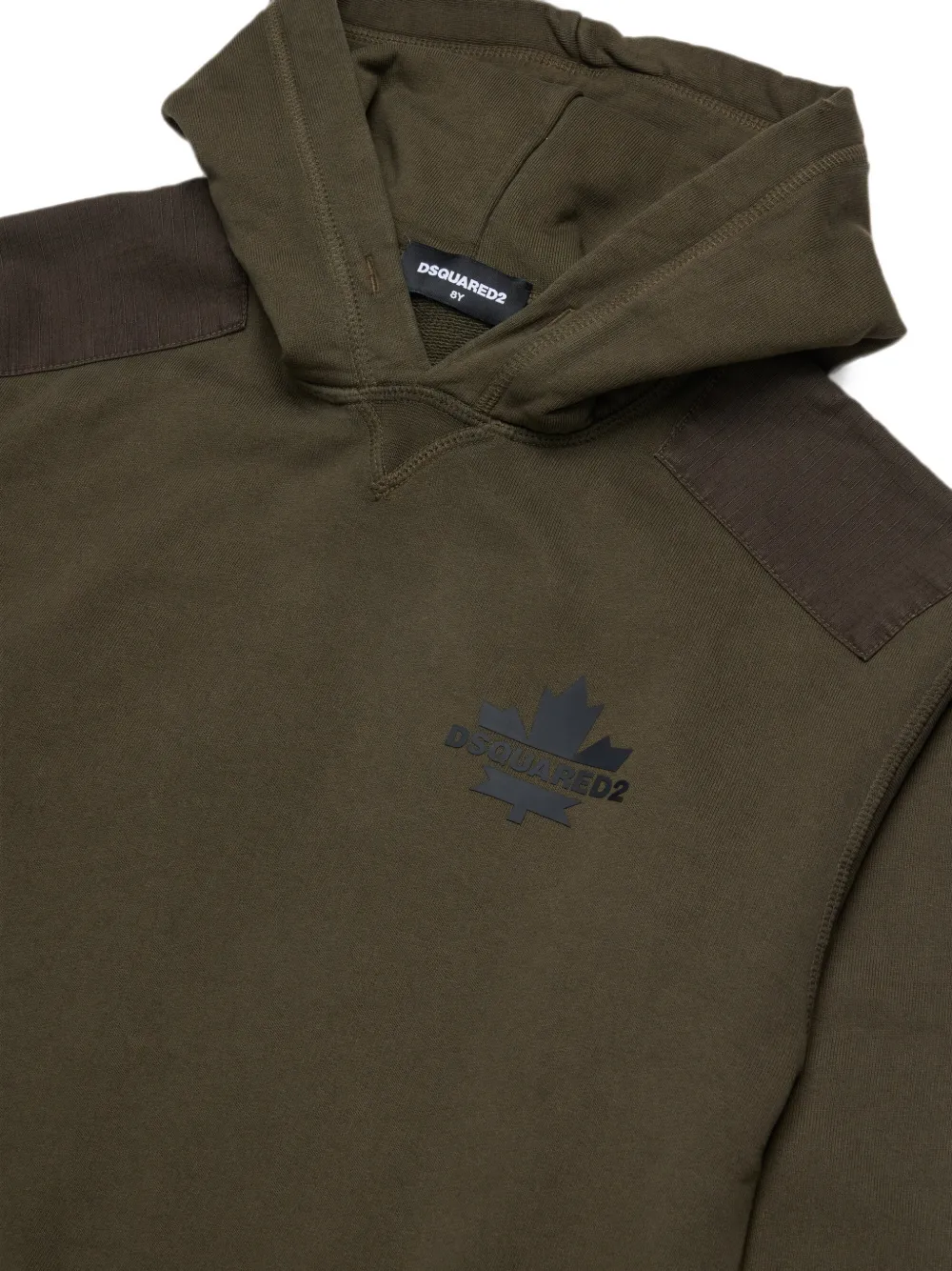 DSQUARED2 KIDS Hoodie met logoprint Groen