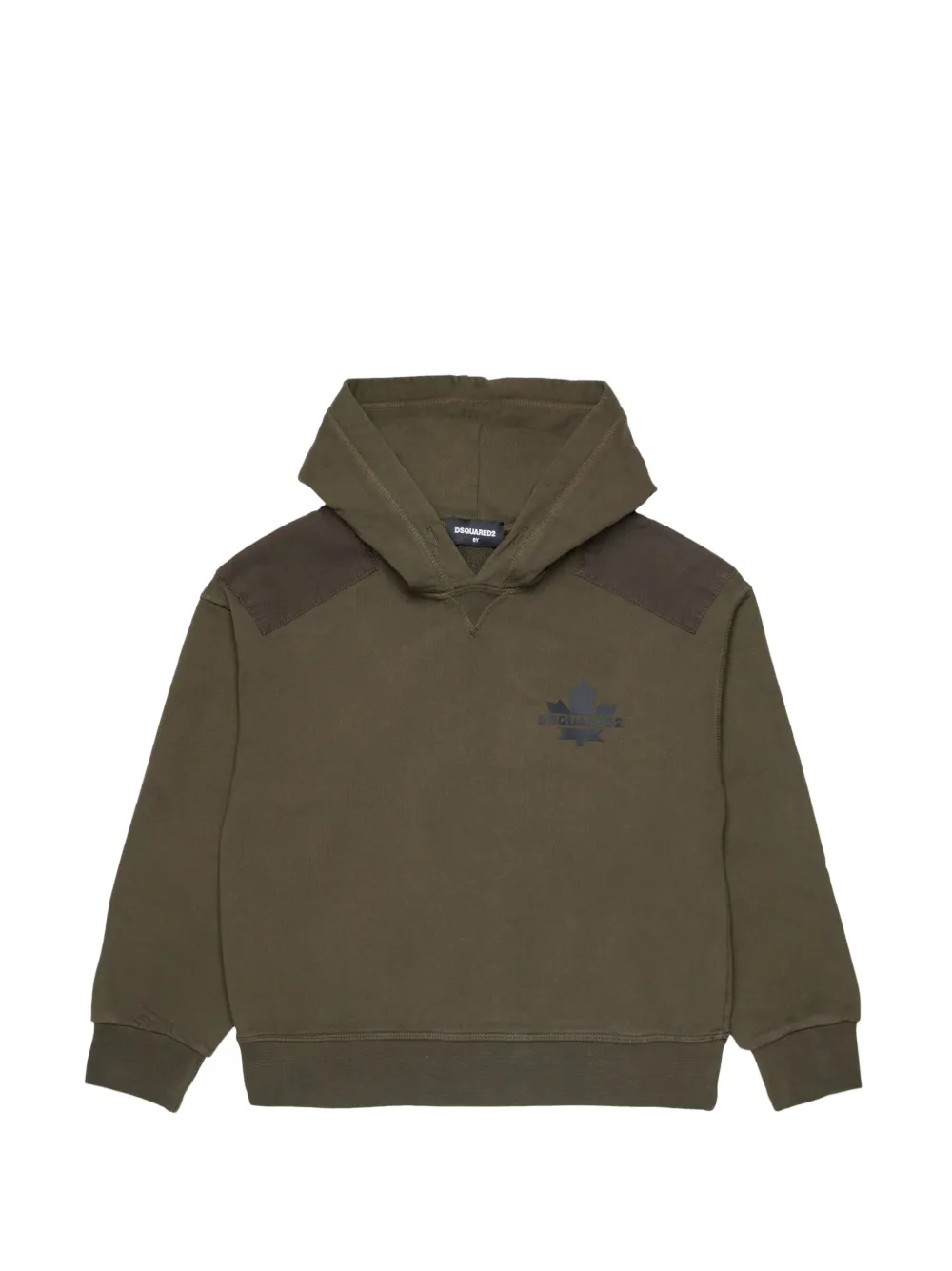 DSQUARED2 KIDS logo-print hoodie - Verde