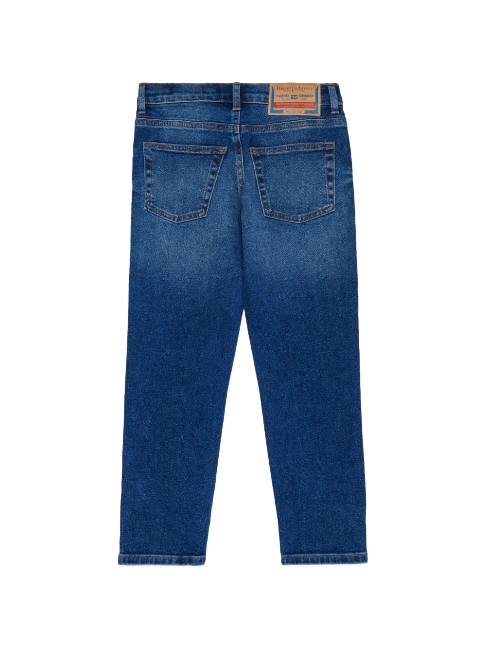 Diesel Kids D-Lucas-J jeans met riemlussen Blauw