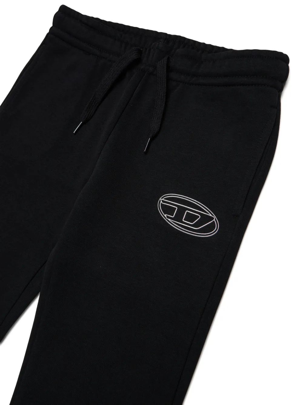 Diesel Kids Oval D flared broek Zwart