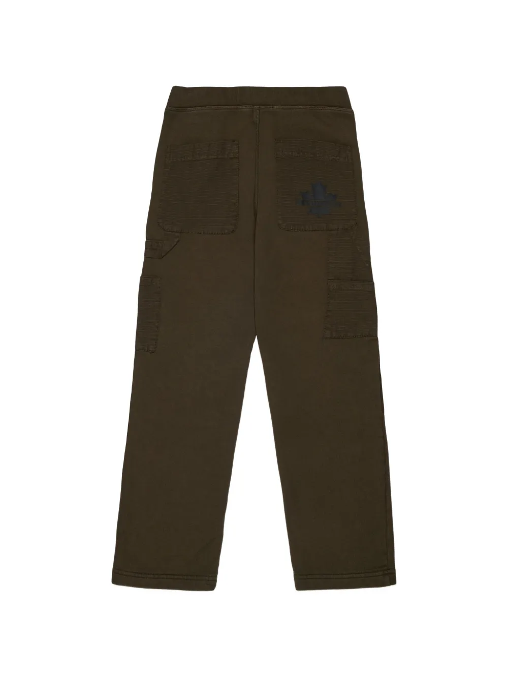DSQUARED2 KIDS Katoenen cargo broek met logo-print Bruin