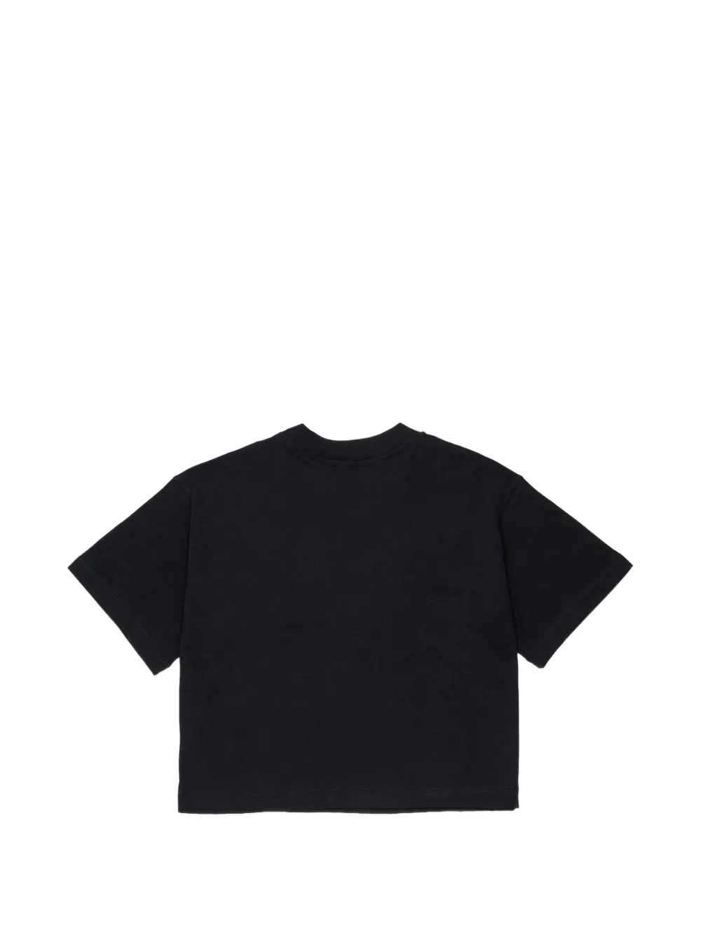 Diesel Kids Tlixin Oval-D T-shirt met borduurwerk Zwart