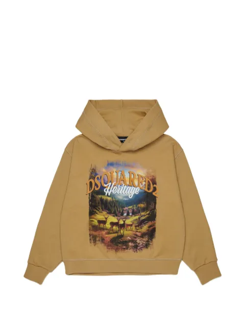 DSQUARED2 KIDS hoodie con logo estampado