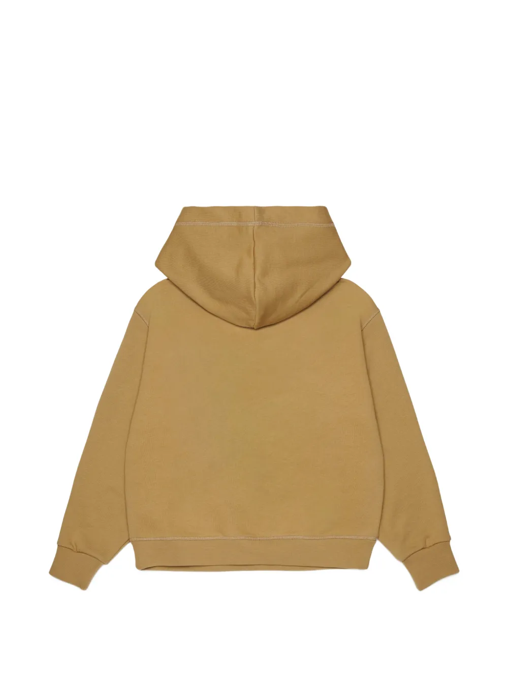 DSQUARED2 KIDS logoprint hoodie met landschapsprint Beige