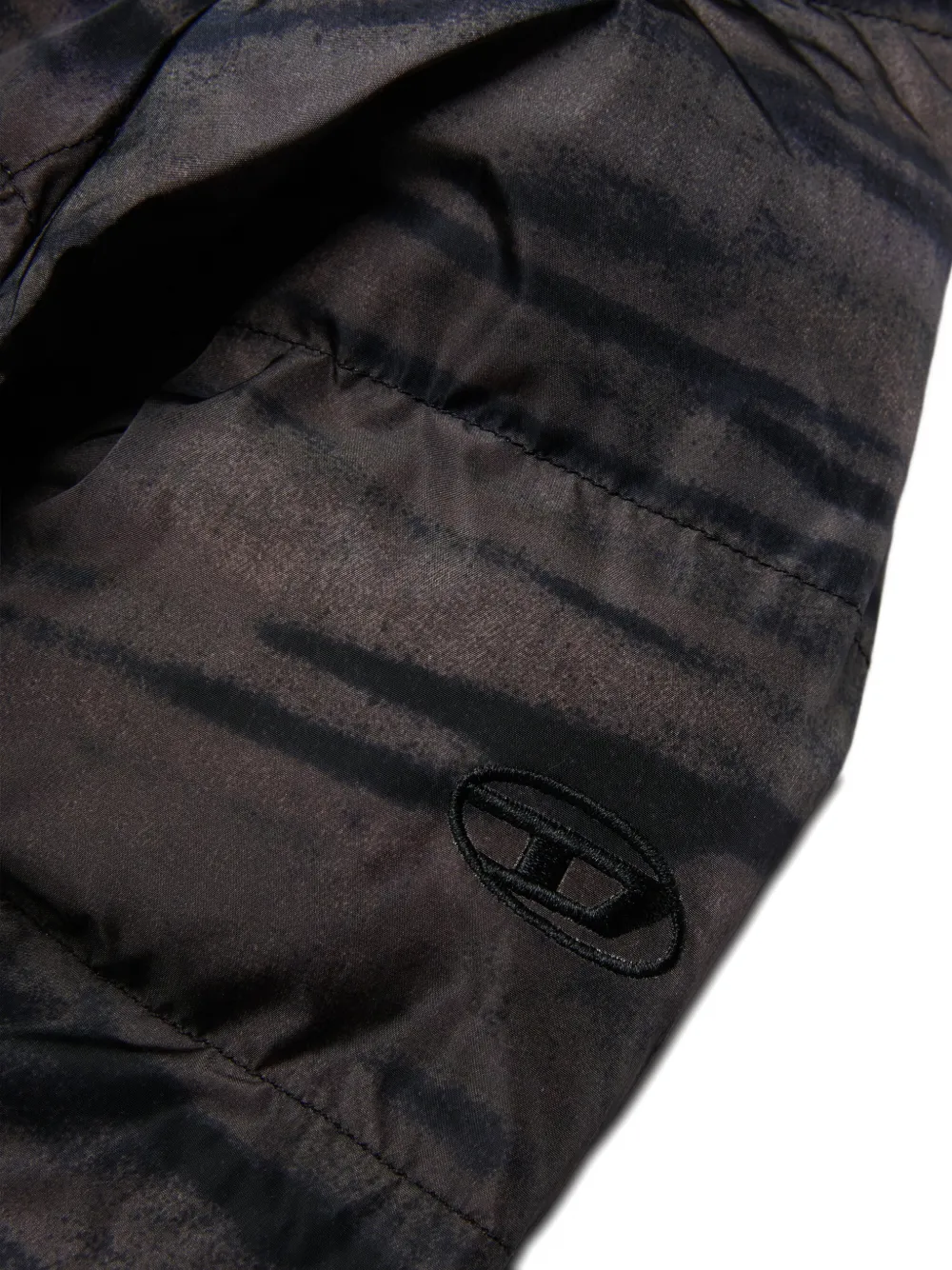 Diesel Kids Gewatteerd jack Zwart