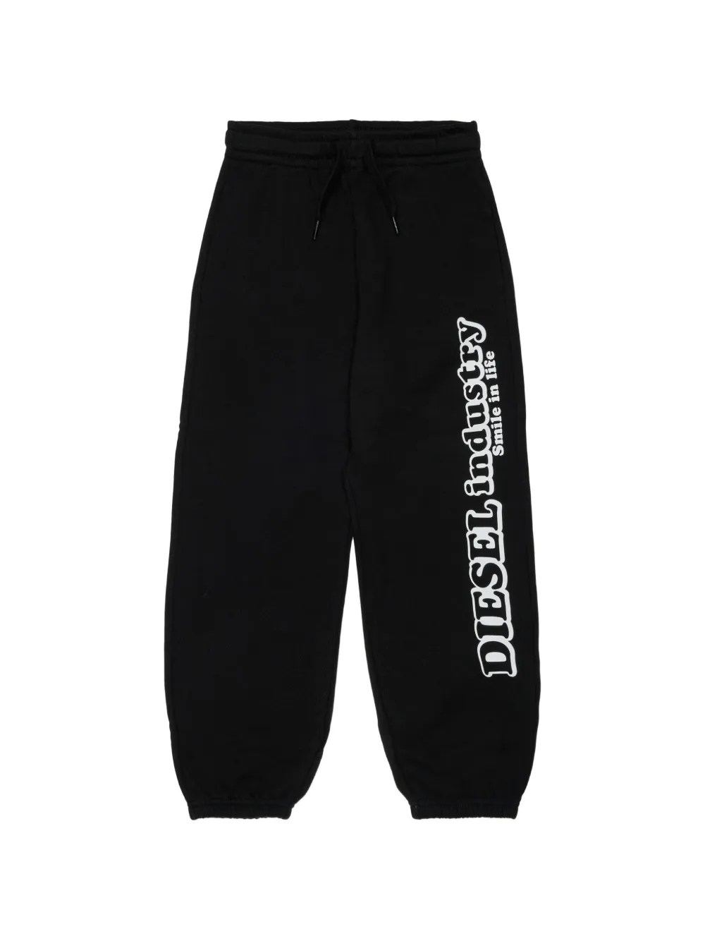 Diesel Kids Pantaloni sportivi con stampa - Nero