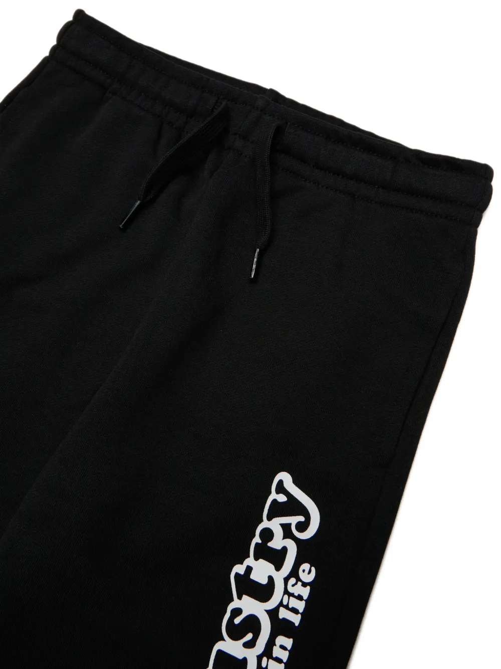 Diesel Kids Trainingsbroek met logoprint Zwart