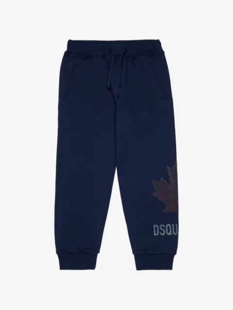 DSQUARED2 KIDS pants con logo estampado