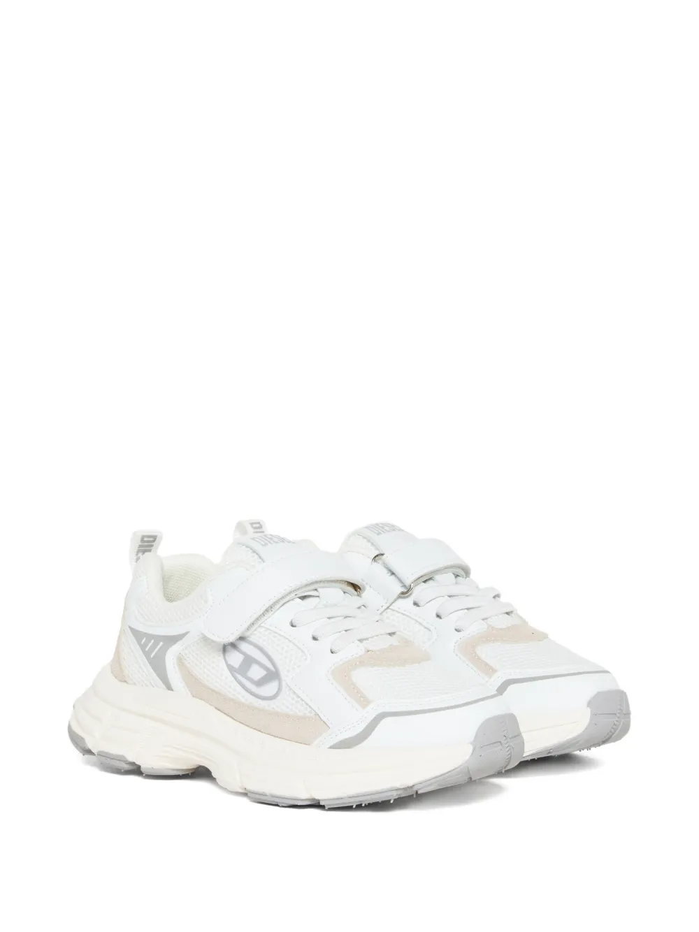 Diesel Kids baskets à attaches scratch - Blanc Diesel Kids baskets à attaches scratch - Blanc