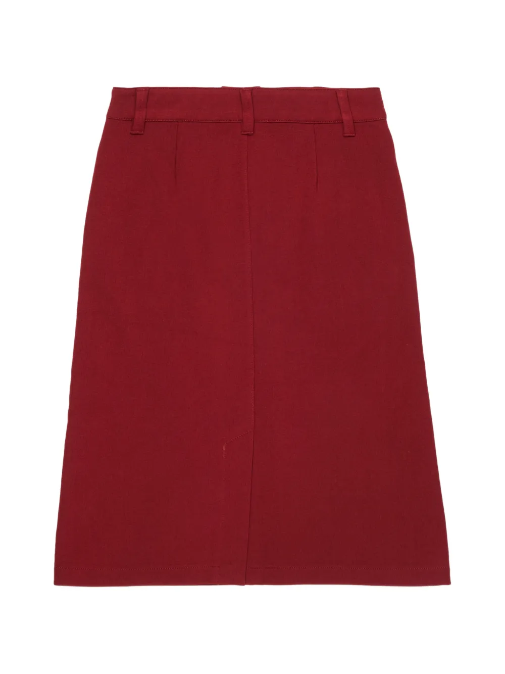 Diesel Kids Straight rok met geborduurd logo Rood