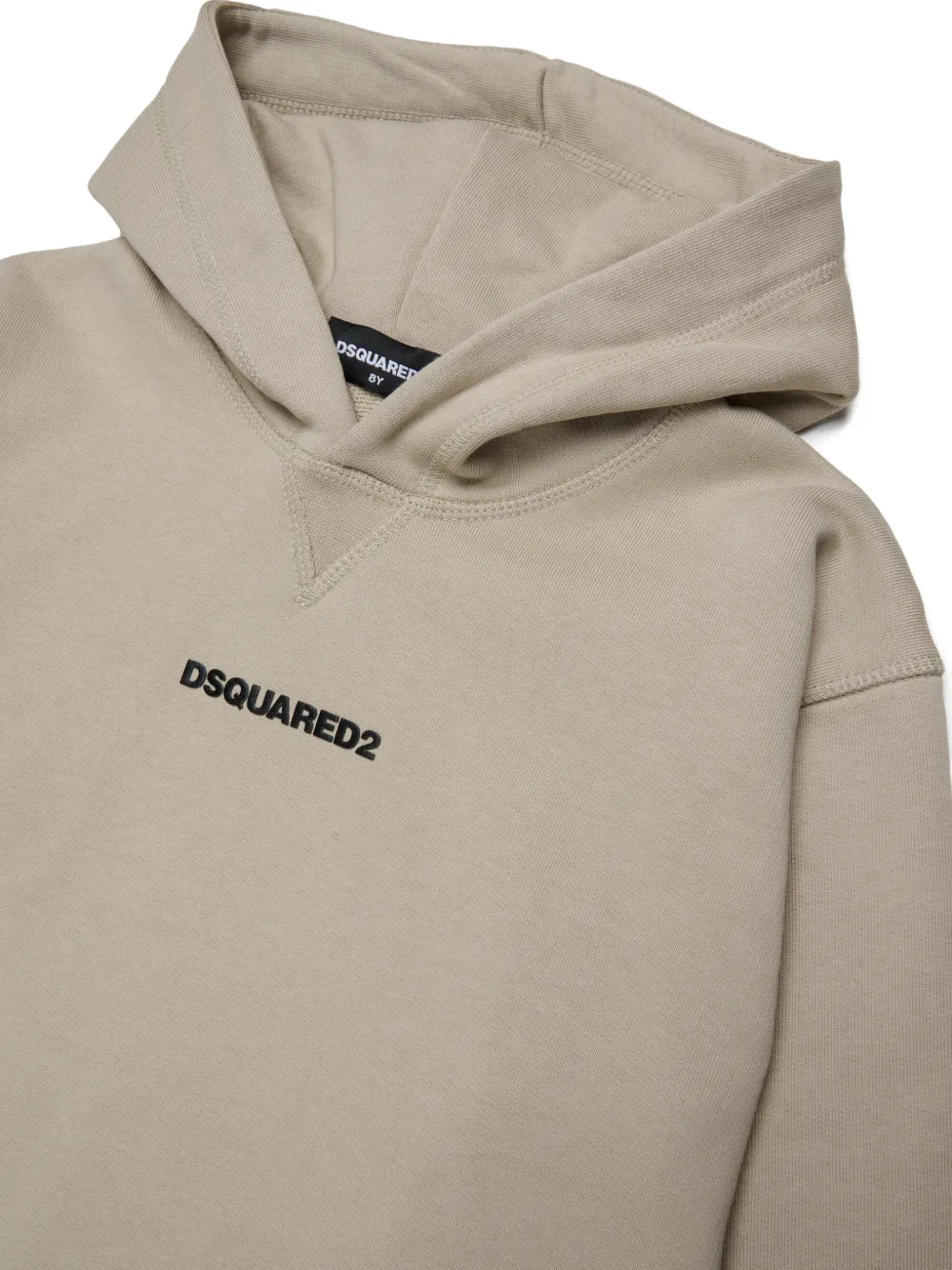 DSQUARED2 KIDS Hoodie met logoprint Beige