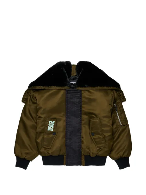 DSQUARED2 KIDS Jack met getextureerde kraag