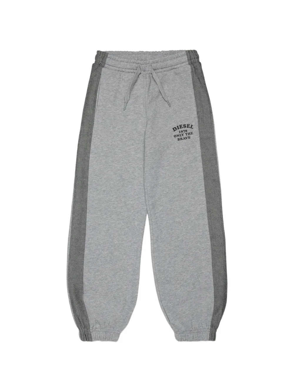 Diesel Kids Pantaloni sportivi con stampa - Grigio