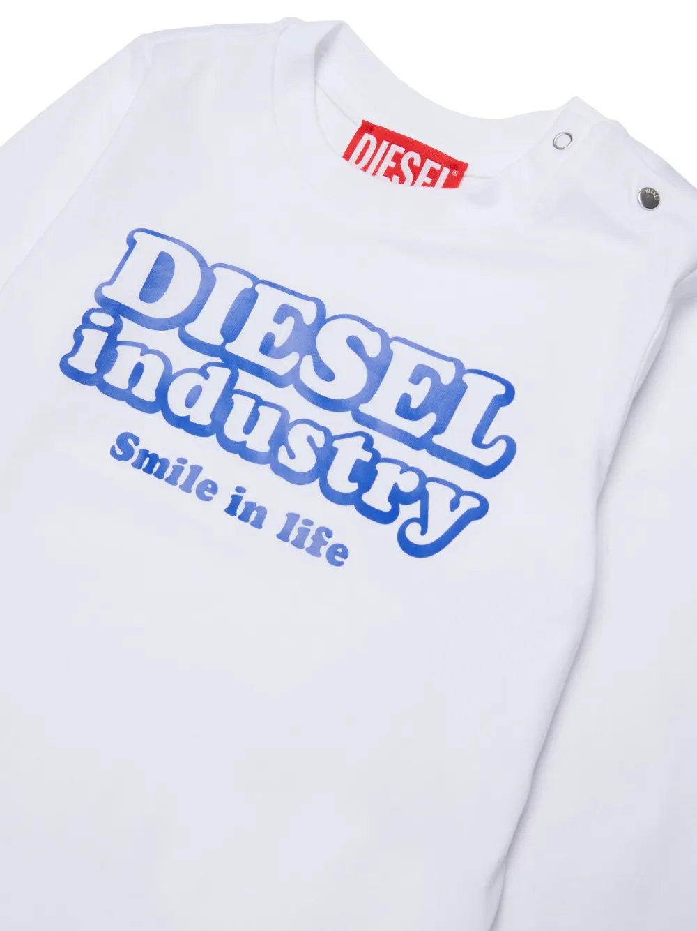 Diesel Kids T-shirt met lange mouwen Wit