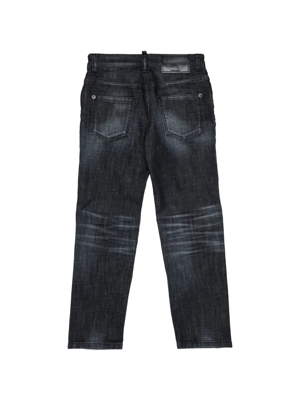 DSQUARED2 KIDS Jeans met wassing Zwart
