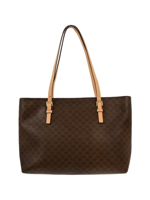 Celine Pre-Owned 1990-2000s Macadam buckle tote bag