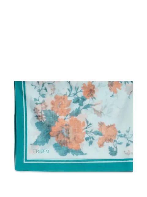 ERDEM floral-print cotton pareo