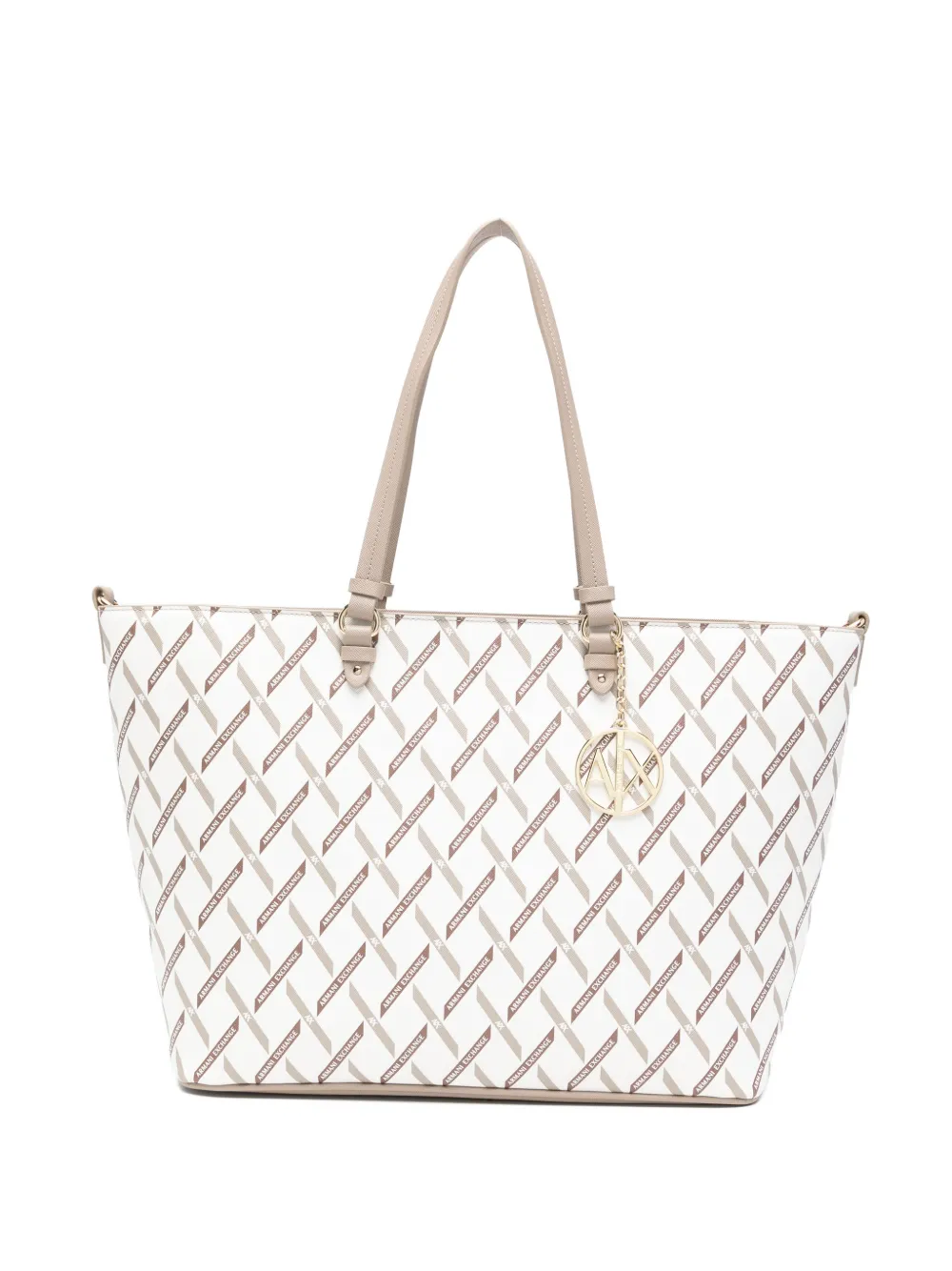 Armani Exchange logo-print tote bag - Toni neutri