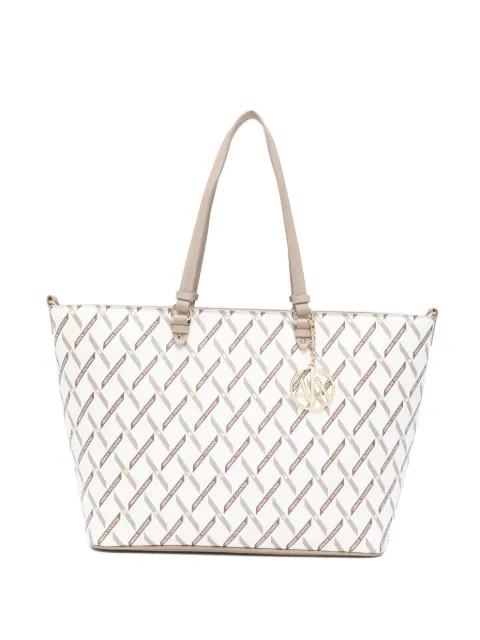 Armani Exchange logo-print tote bag