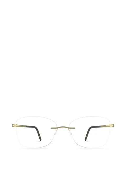 Silhouette Momentum rimless cat-eye frame glasses