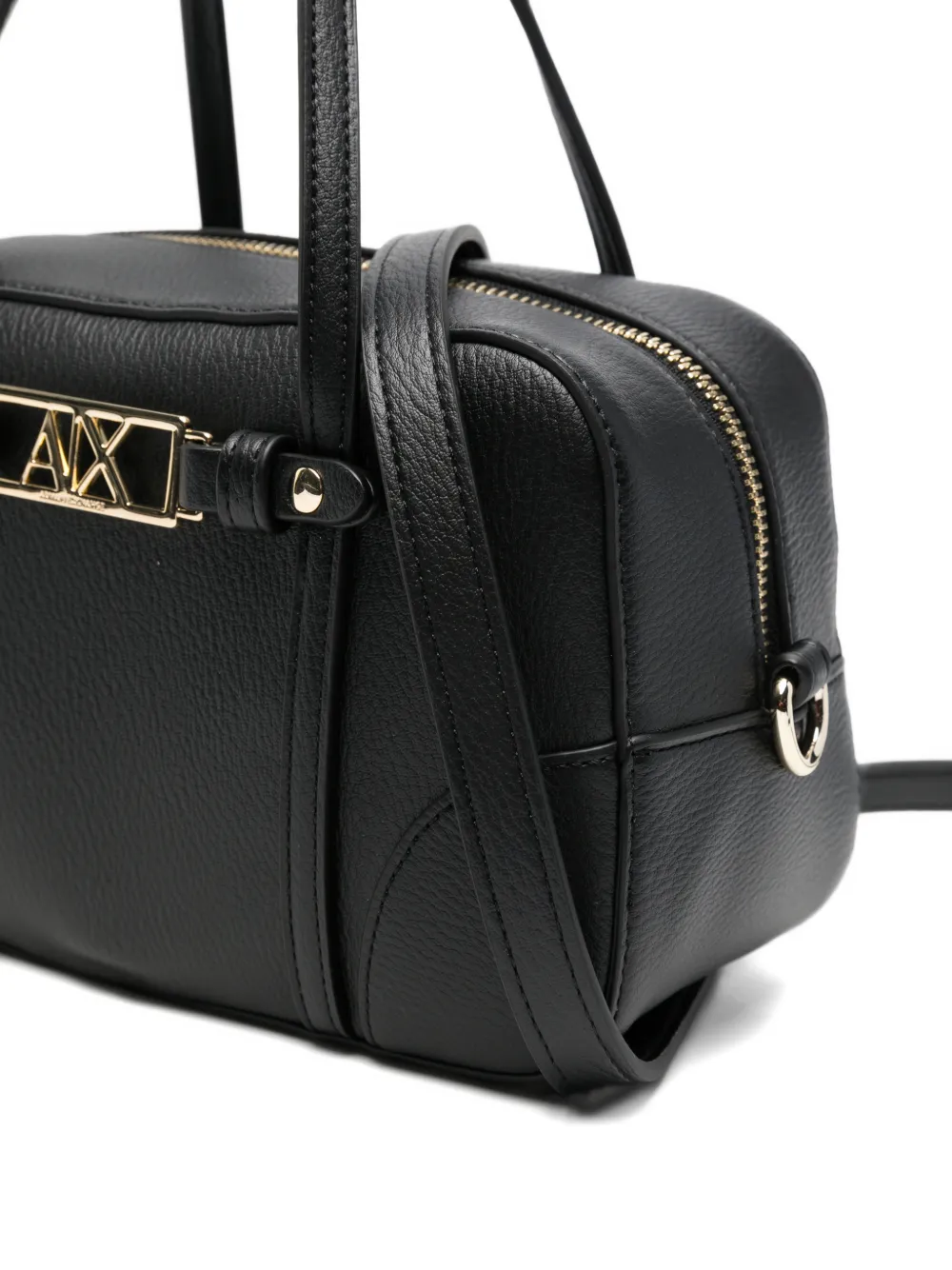 Armani Exchange Heuptas met logoplakkaat Zwart