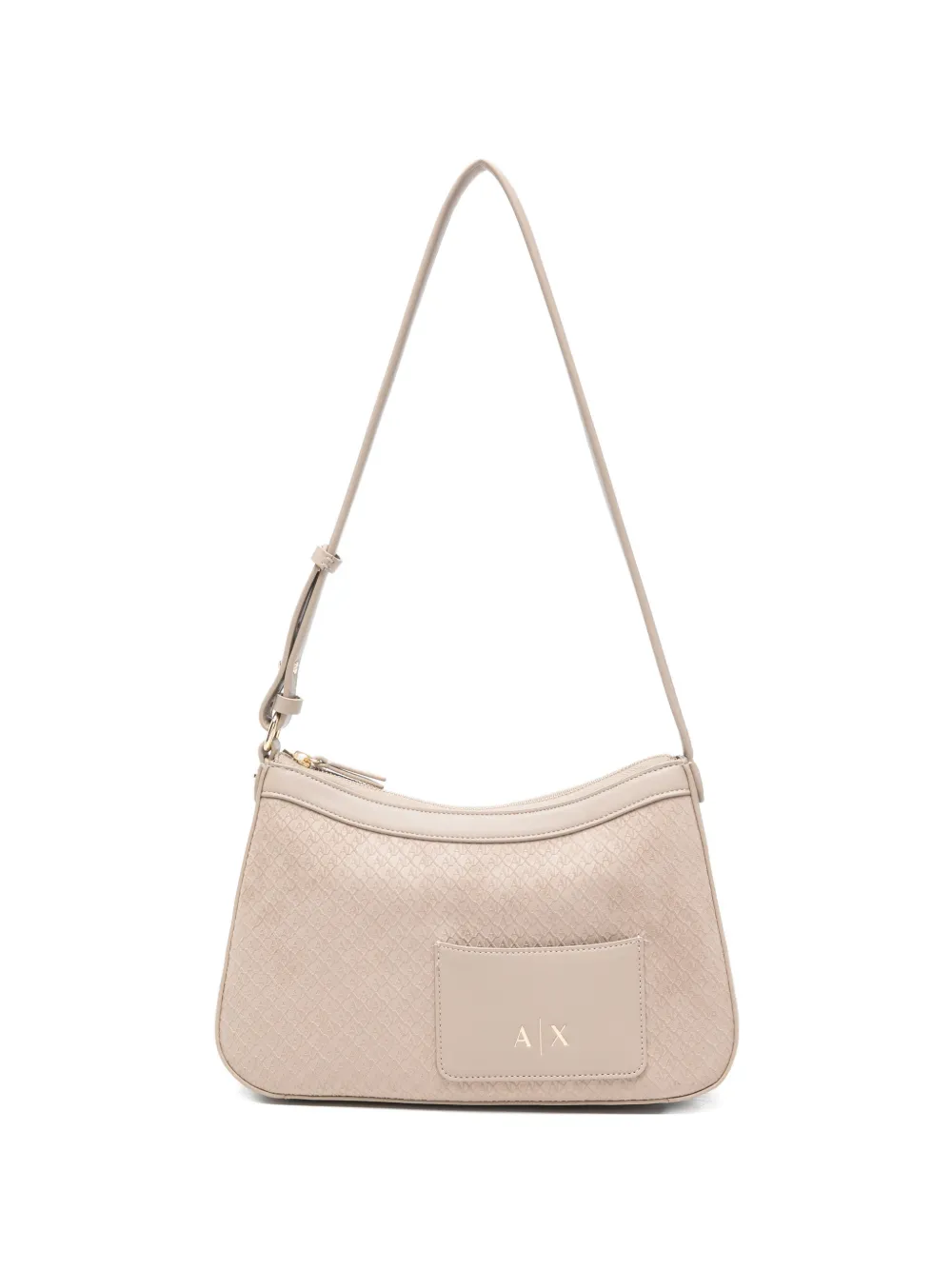 Armani Exchange logo-debossed shoulder bag - Toni neutri