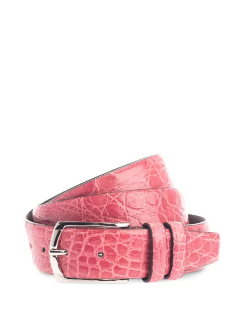 D'amico crocodile-effect belt