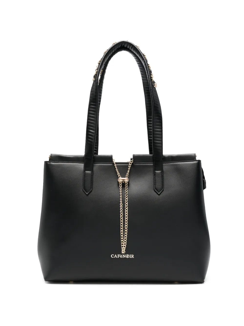 CAFèNOIR Borsa tote con logo - Nero