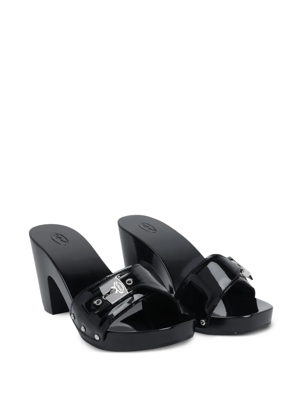 Scholl Pescura Cameron buckle-detail sandals Zwart