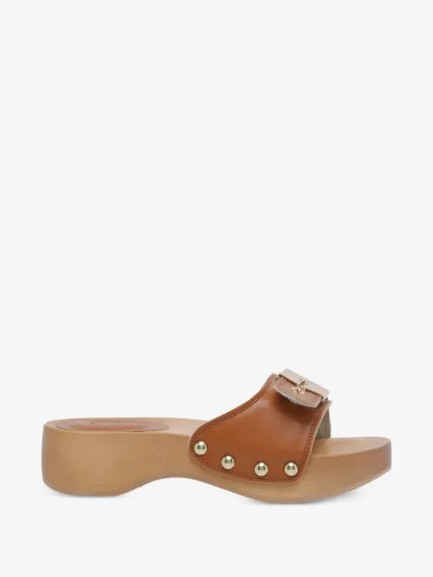 Scholl sandales Pescura Heel Sr en cuir