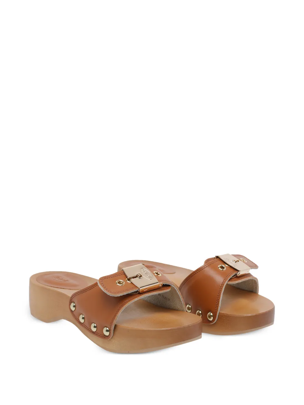 Scholl Pescura buckle-detail sandals Bruin
