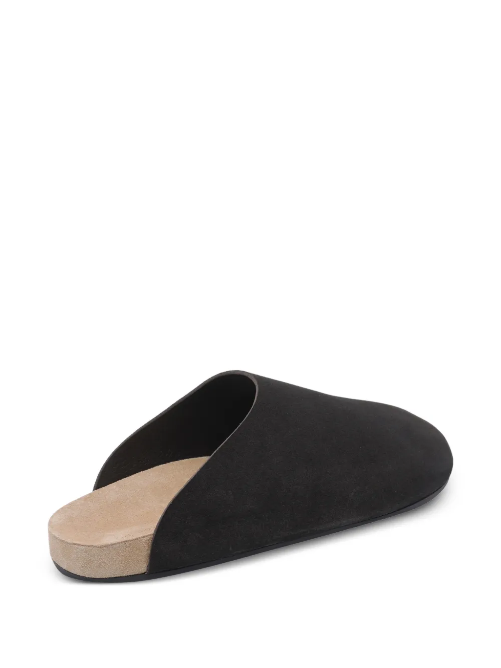 The Row Hudson Two Rovesciato mules Zwart