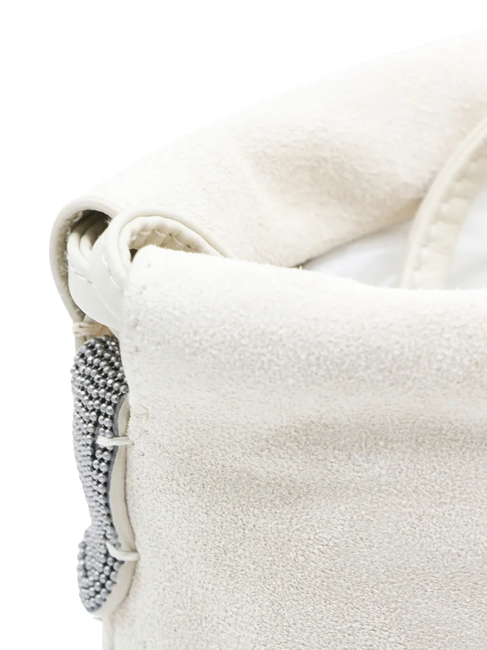 Brunello Cucinelli Leren bucket-tas Beige