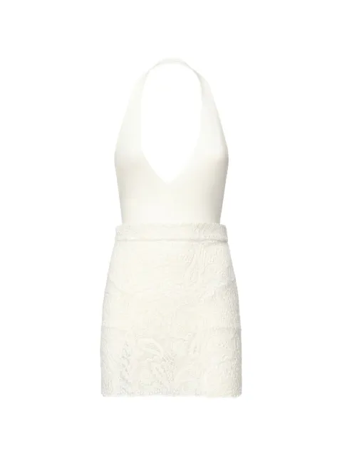 THE ARCHIVIA Eira bodysuit and mini skirt set