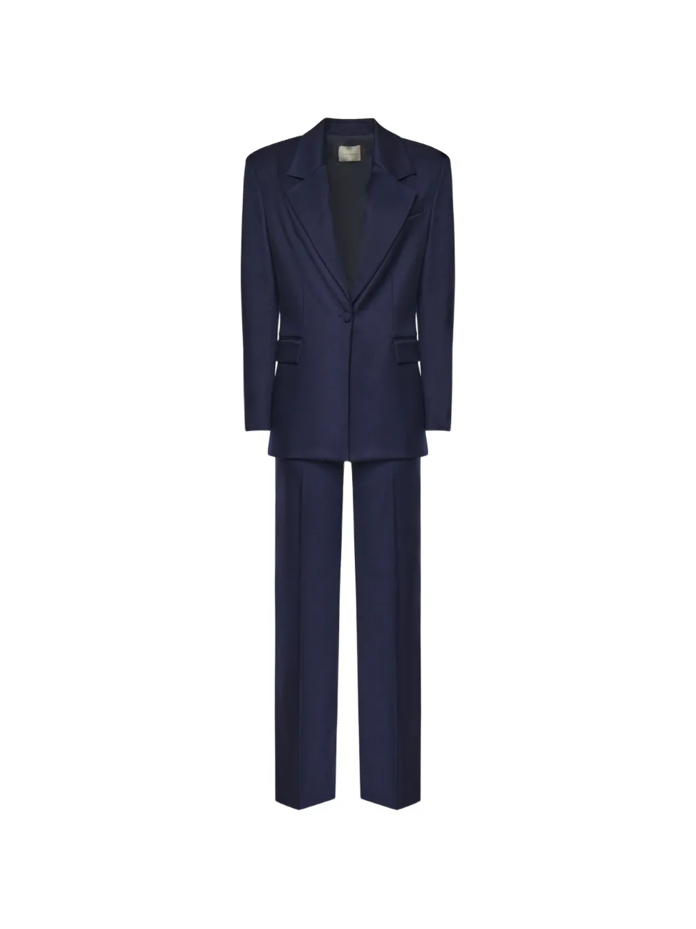 THE ARCHIVIA Elia single-breasted wide-leg suit - Blu