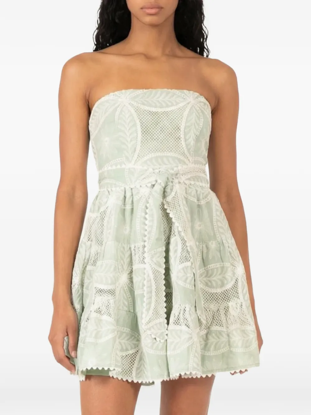 Poupette St Barth Christine bandeau dress - Green
