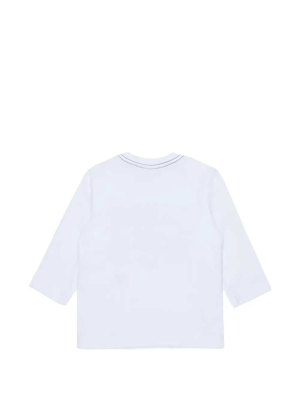 Diesel Kids T-shirt met lange mouwen Wit