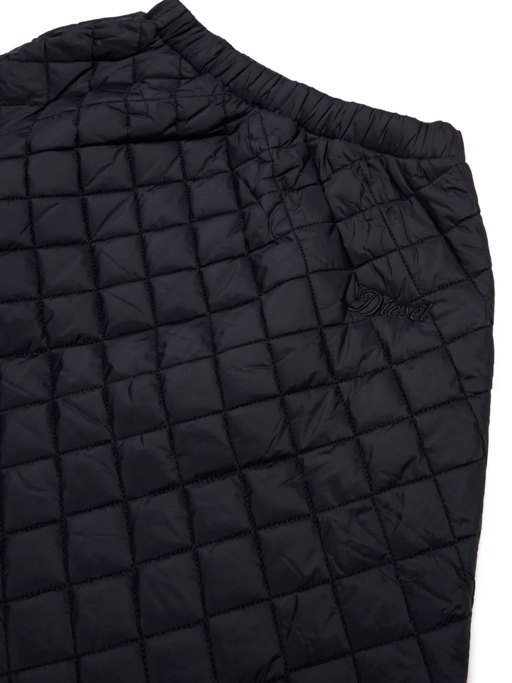 Diesel Kids Gewatteerde rok met geborduurd logo Zwart