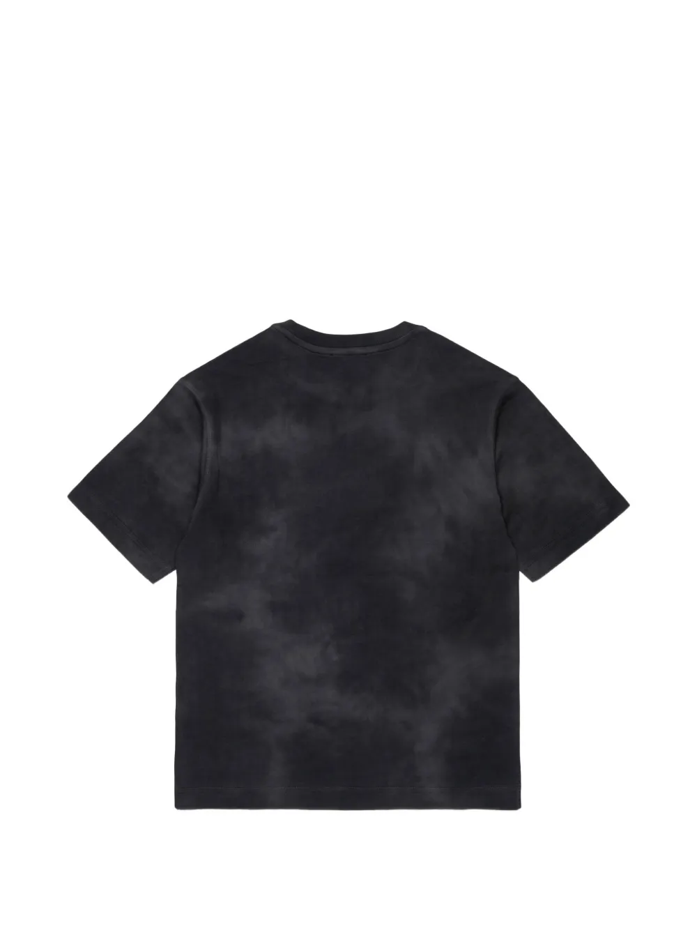 Diesel Kids Katoenen T-shirt met logoprint Grijs