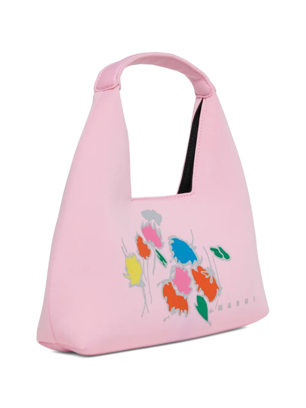 Marni Kids Schoudertas met bloemenprint Roze