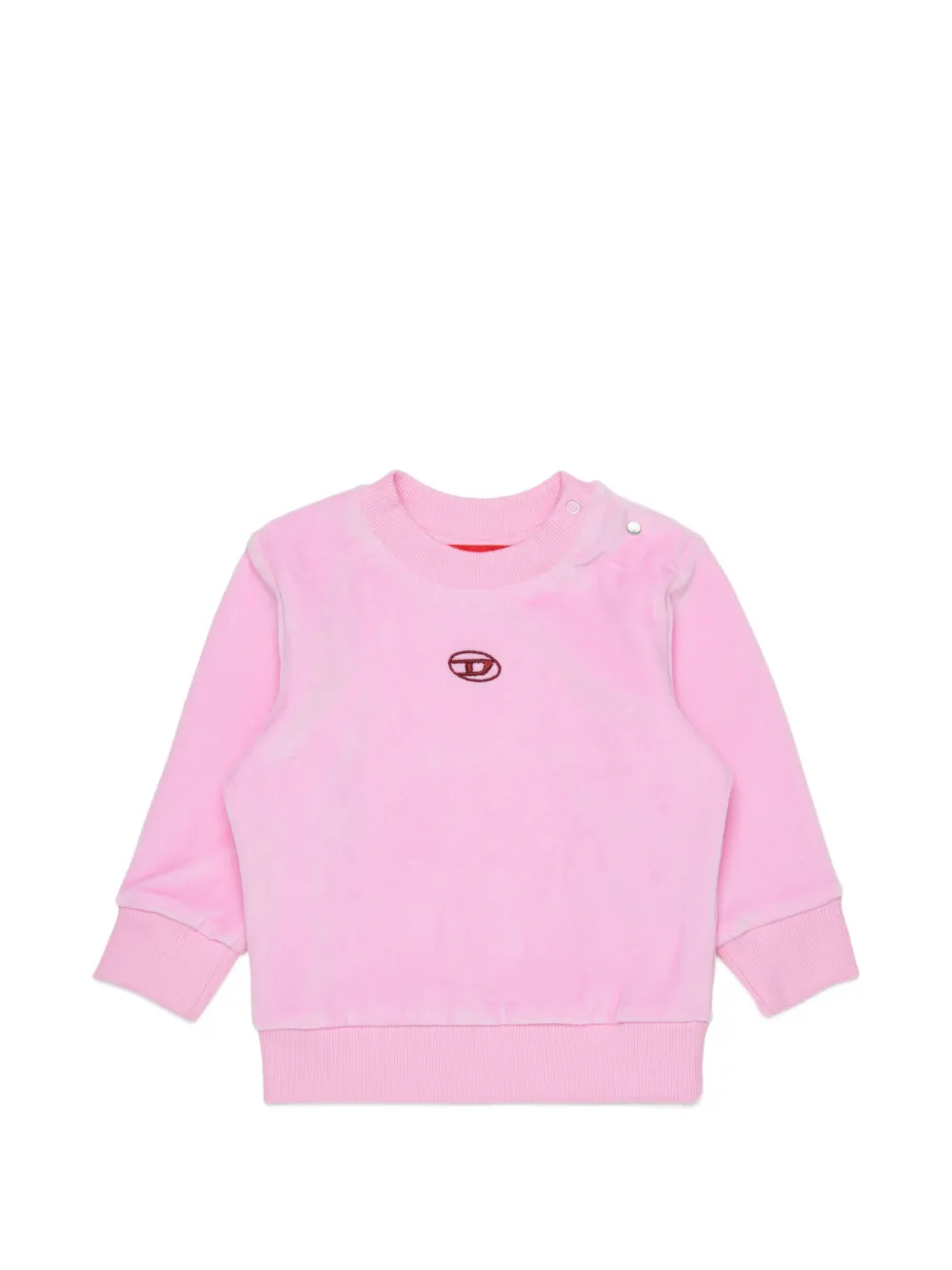 Diesel Kids Felpa con ricamo - Rosa
